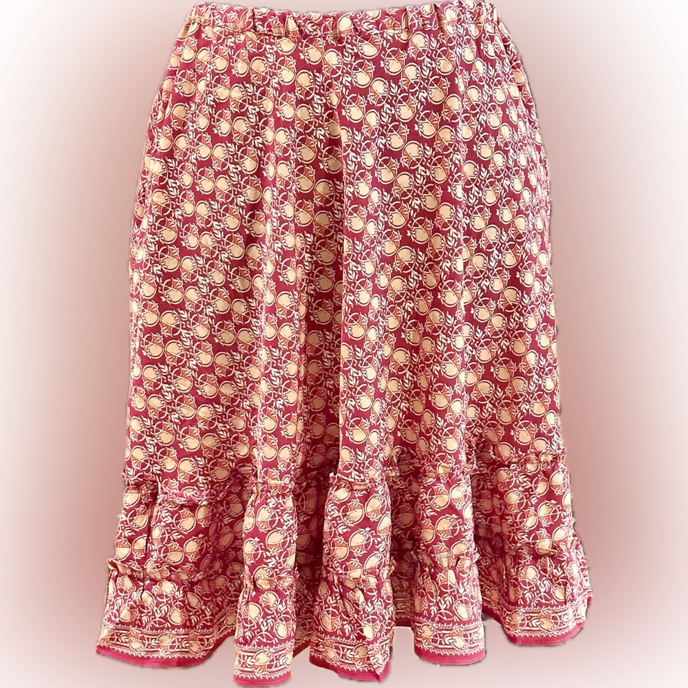 Max Studio Patterned Skirt Size Small NEW!!